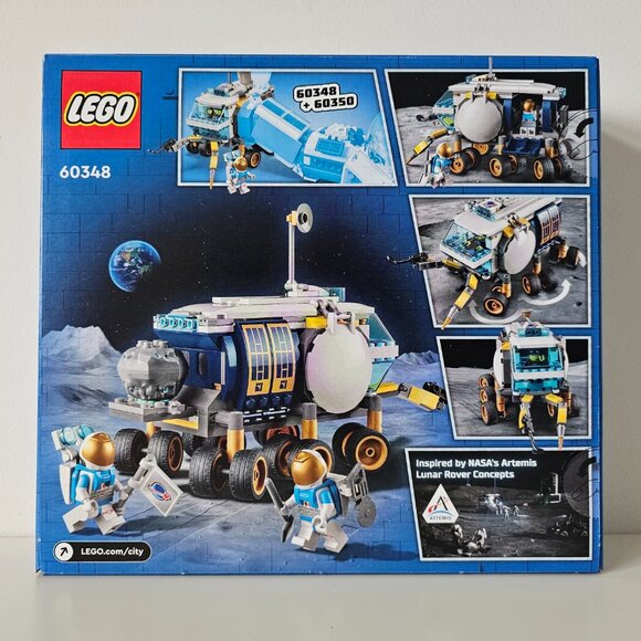 NIB LEGO 60348 CITY Lunar Roving Vehicle 275pcs FACTORY SEALED! RETIRED! - Picture 6 of 6